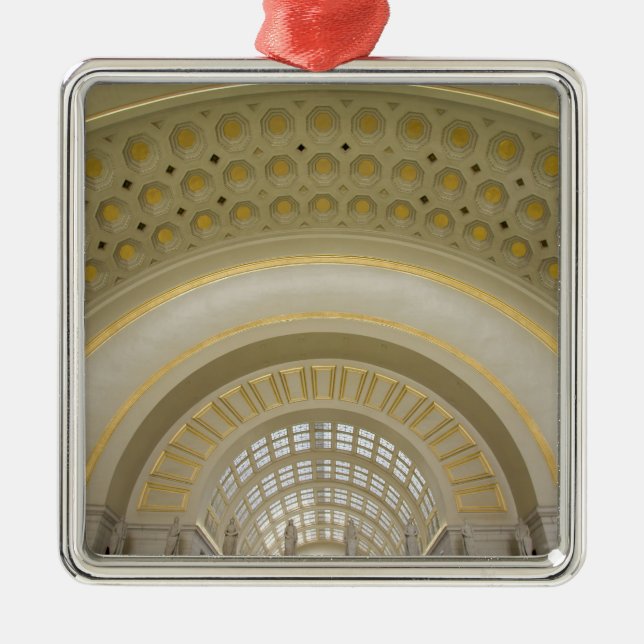 WASHINGTON, D.C. USA. Interior of Union Station. Metal Ornament (Front)