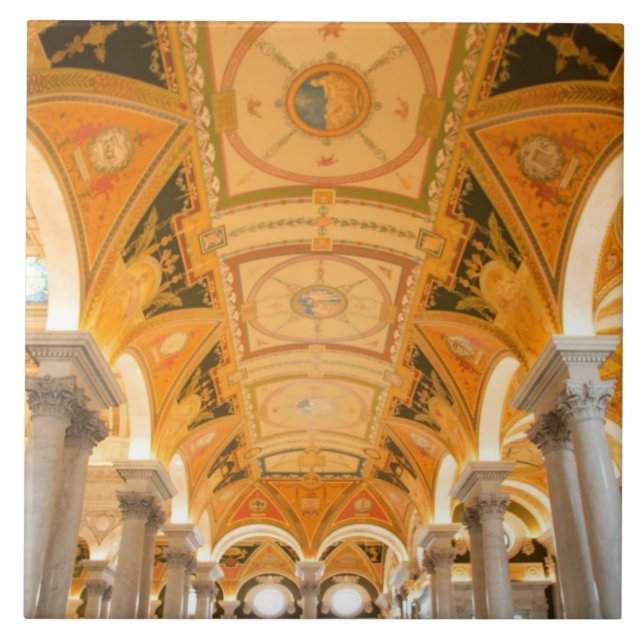 WASHINGTON, D.C. USA. Second floor passage in Tile (Front)