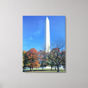 WASHINGTON, D.C. USA. Washington Monument rises Canvas Print