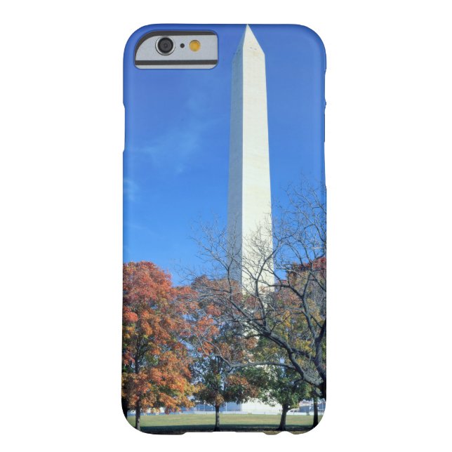 WASHINGTON, D.C. USA. Washington Monument rises Case-Mate iPhone Case (Back)