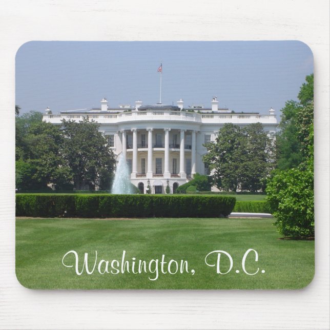 Washington D.C, Whitehouse Mousepad (Front)