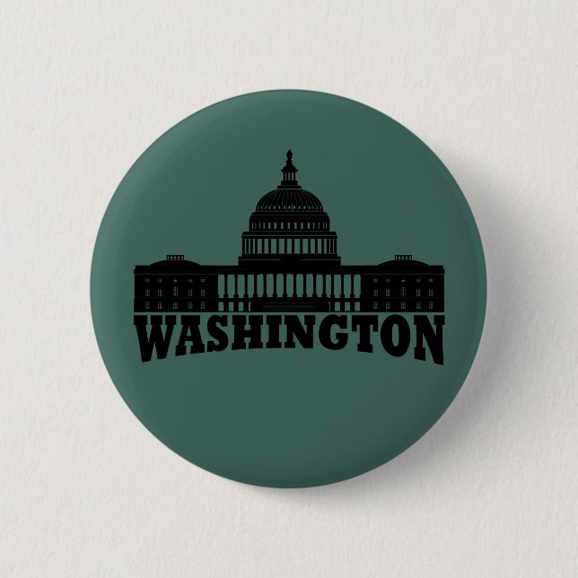 Washington DC 2 Inch Round Button (Front)