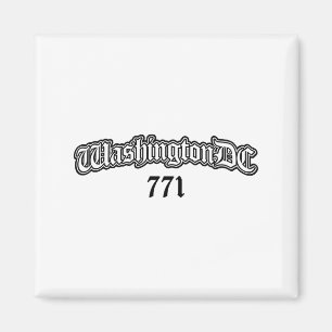 Washington Dc 771 Men Women Kids Long Sleeve Magnet