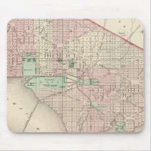Washington DC and Georgetown Mouse Pad