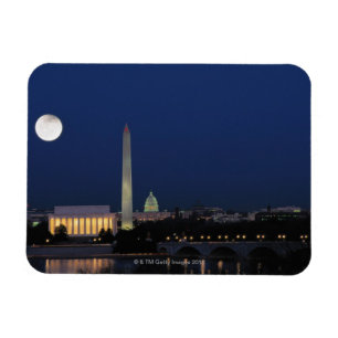 Washington DC at Night Magnet