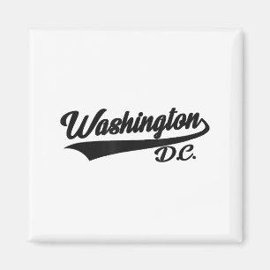 Washington Dc - Athletic_throwback Design - Clic Magnet