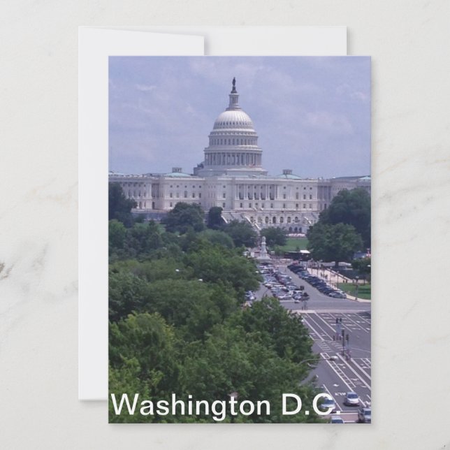Washington DC capital post card (Front)