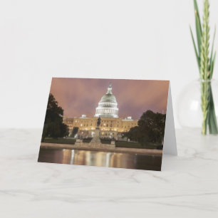 Washington DC, Capitol Building Card