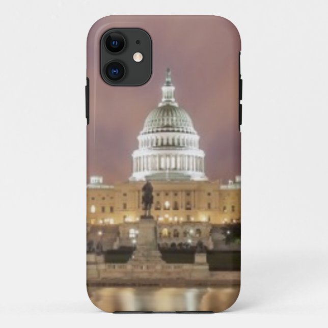 Washington DC, Capitol Building Case-Mate iPhone Case (Back)