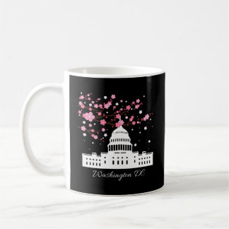 Washington Dc Capitol Building Cherry Blossoms Coffee Mug