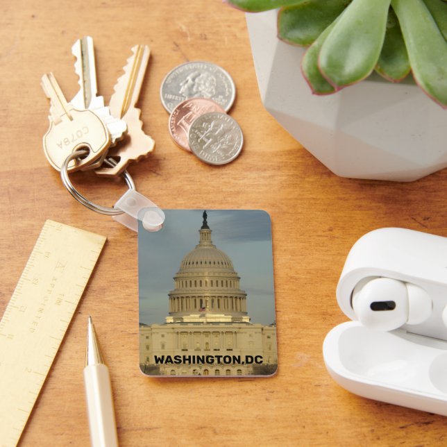 Washington, DC Capitol Building Keychain (Desk)