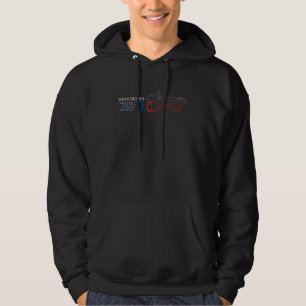 Washington DC Capitol Hill USA Flag Skyline Souven Hoodie