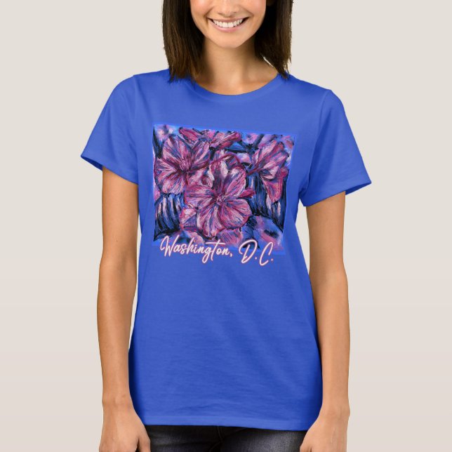 Washington DC Cherry Blossom T-Shirt (Front)