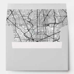 Washington, DC. City Map Envelope
