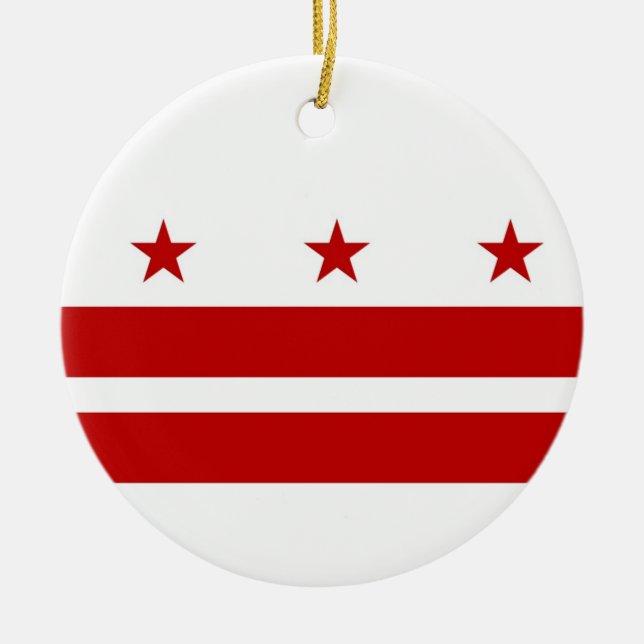 Washington DC Custom  Ceramic Ornament (Front)
