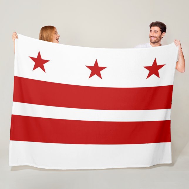 Washington DC Custom Fleece Blanket (In Situ)