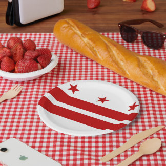 Washington DC Custom Paper Plate