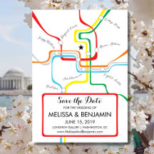 Washington DC Enregistrer la carte Metro Date