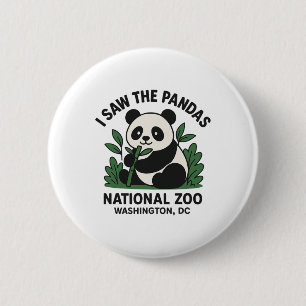 Washington Dc Family Trip Funny Panda Zoo Dc 2 Inch Round Button