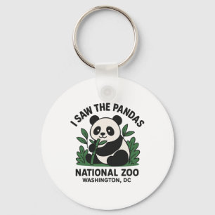 Washington Dc Family Trip Funny Panda Zoo Dc  Keychain
