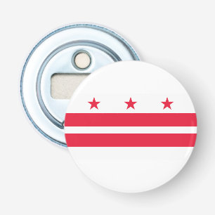 Washington DC flag Bottle Opener