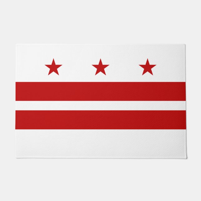 Washington DC flag Doormat (Front)