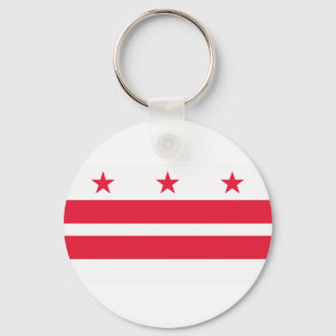 Washington DC flag Keychain