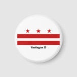 Washington DC Flag Magnet<br><div class="desc">Show your pride in your city with this fun magnet.</div>