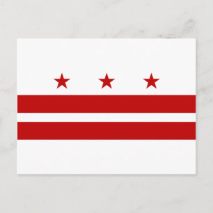 Washington DC Flag Postcard