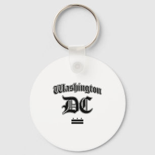 Washington Dc Flag Souvenir  Keychain