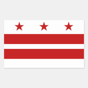 Washington DC flag Sticker