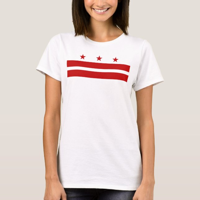 Washington DC Flag T-Shirt (Front)