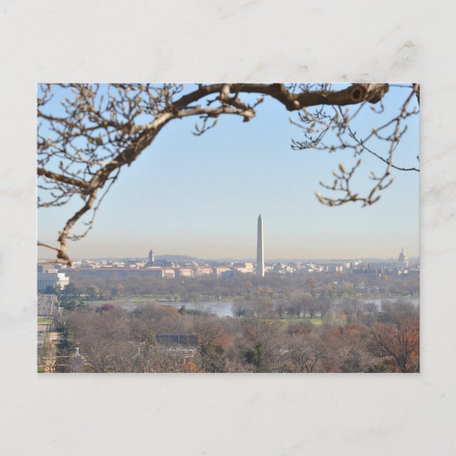 Washington DC from Arlington House Postcard (Front)