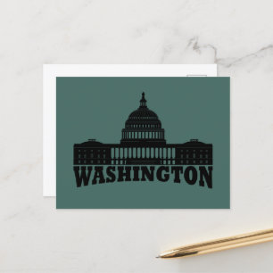 washington dc holiday postcard