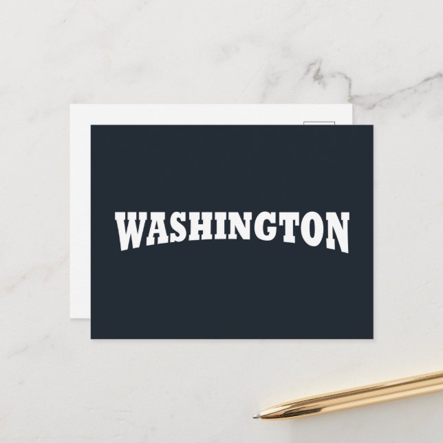 Washington DC Holiday Postcard (Front/Back In Situ)