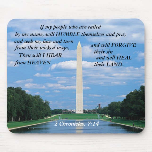 Washington DC  If my people Mousepad. Mouse Pad (Front)