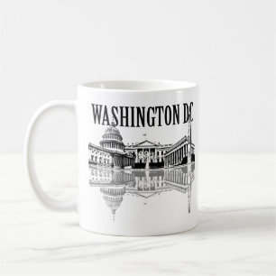 Washington Dc landmarks skyline Coffee Mug
