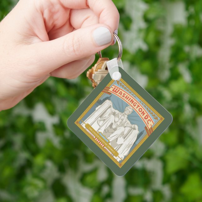 Washington DC | Lincoln Memorial Keychain (Hand)