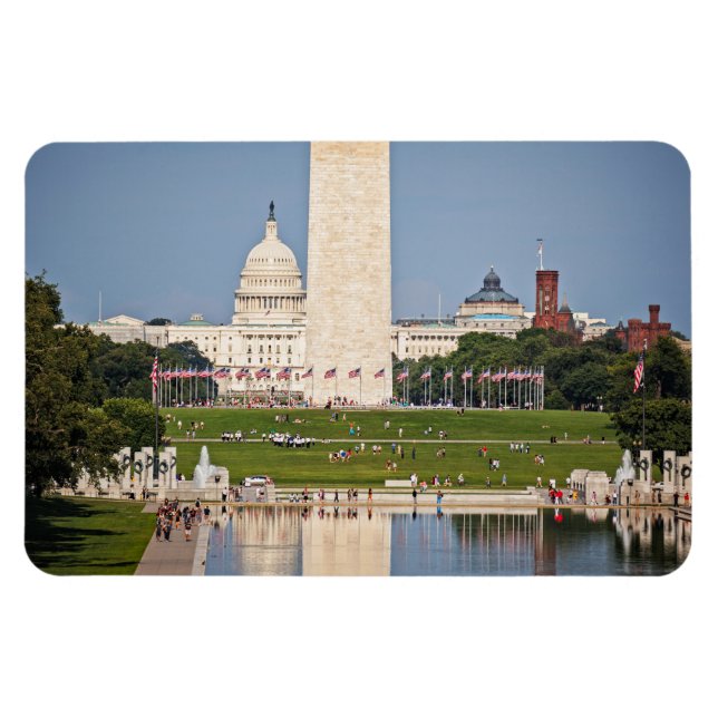 Washington DC Mall Magnet (Horizontal)