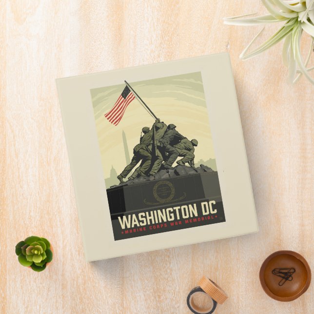 Washington, DC | Marine Corps War Memorial Binder (In Situ)
