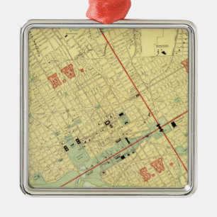 Washington, DC Metal Ornament