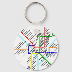 Washington dc metro Keychain