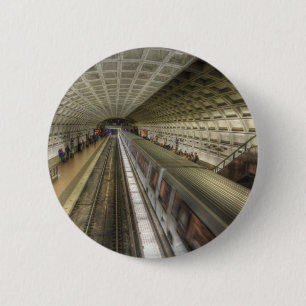 Washington DC Metro Train Station 2 Inch Round Button