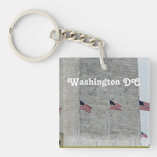 Washington DC Monument Keychain (Front)
