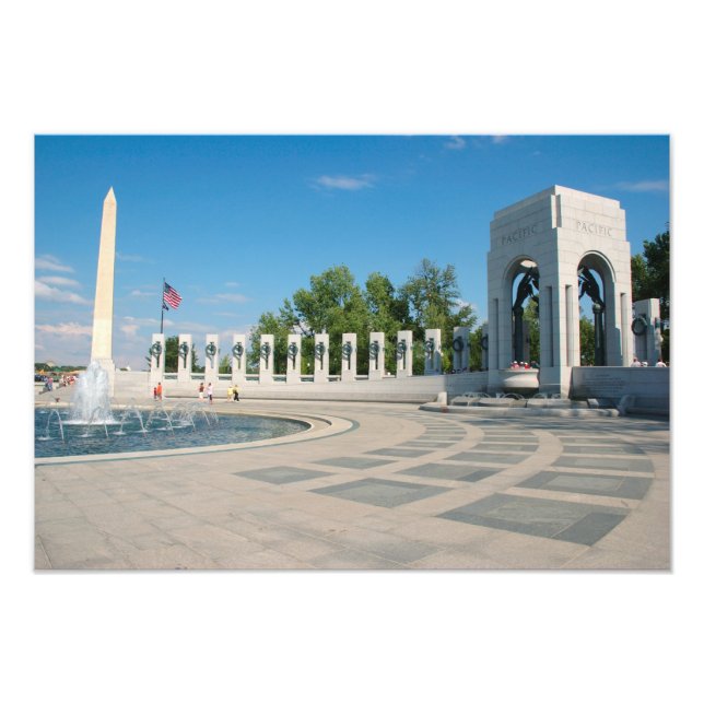 Washington, DC, National WWII Memorial Photo Print (Front)