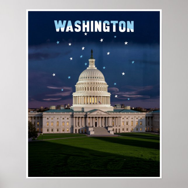 Washington DC Poster (Front)