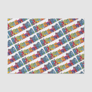 Washington DC Row House Tissue Paper