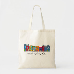Washington DC Row House Tote Bag