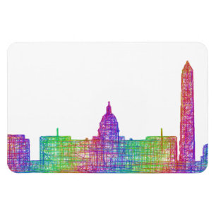 Washington DC skyline Magnet