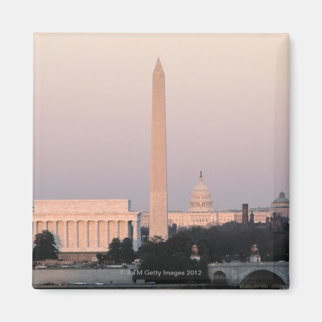 Washington, DC Skyline Magnet (Front)